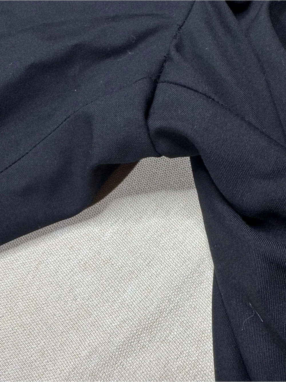Stafford Super Pant Black Dress Pants Flat Front 30x30 Classic Fit